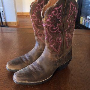 Ariat Ladies Round Up Square Toe Boots